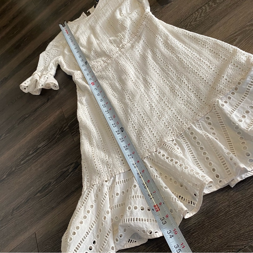 Banana republic white eyelet mini dress - Picture 4 of 6